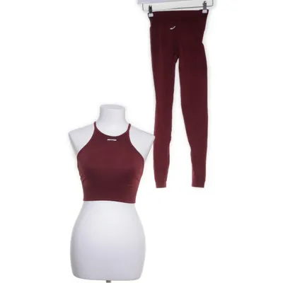 Trainingsset (Rood) van Bo+Tee Nylon, Elastaan