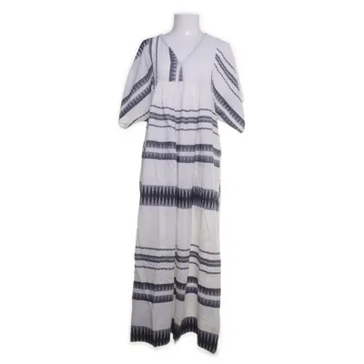 Dress (White, Blue) from Studio Parisien