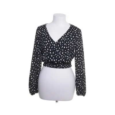 Wikkeltop (Zwart, Wit) van ONLY Polyester, Elastaan