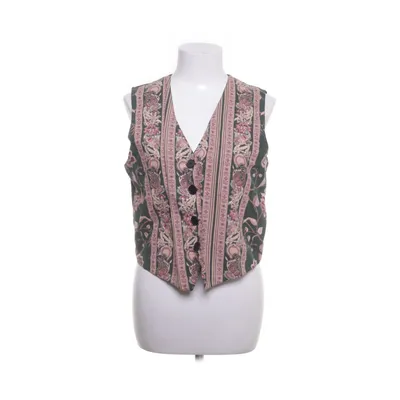 Gilet (Zwart, Meerkleurig) van Maison Hotel Katoen