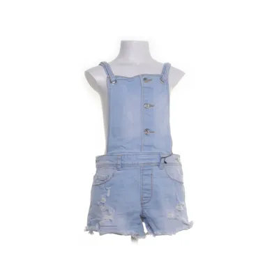 Hängselshorts (Blå) från Zara Girls Collection Bomull, Elastan