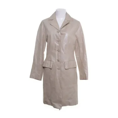 Leather coat (Beige) from BC Company Acetate, Nylon, Leather