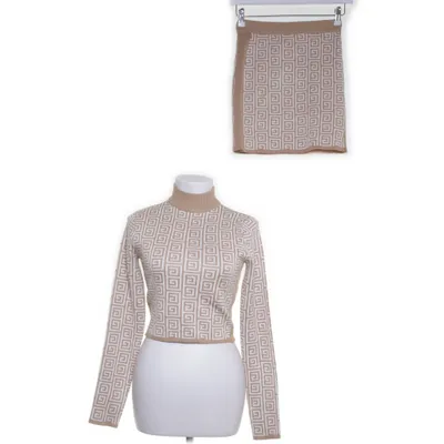 Set (Beige, Wit) van Fashion Nova Viscose, Polyester
