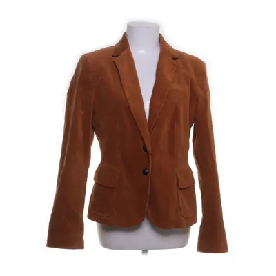 Blazer (Bruin) van Zara Basic Acetaat, Katoen, Elastaan, Polyester