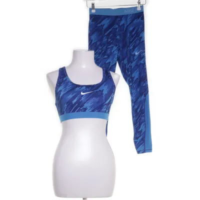 Trainingsset (Blauw) van Nike Pro Elastaan, Nylon, Polyester