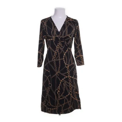 Robe portefeuille (Noir, Or) de Mia Linea
