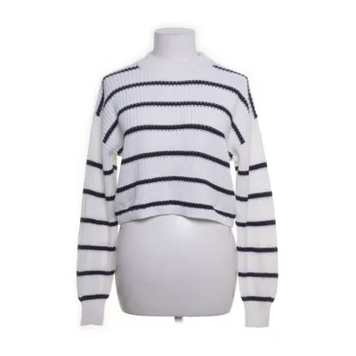Sweater (White, Blue) from Gina Tricot Acrylic, Cotton