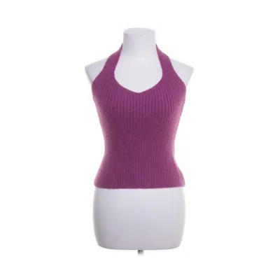 Crop top (Lila) van Maison Essentiele Acryl, Wol, Nylon
