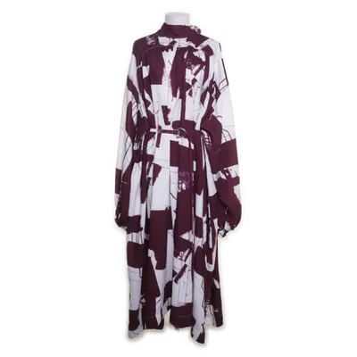 Halterneck-kjole (Rød, Hvid) fra Cut Polyester