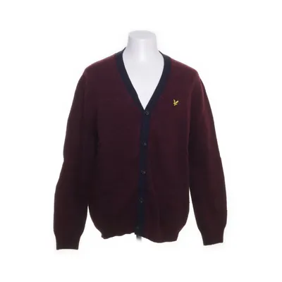 Cardigan (Rood) van Lyle & Scott Wol, Nylon