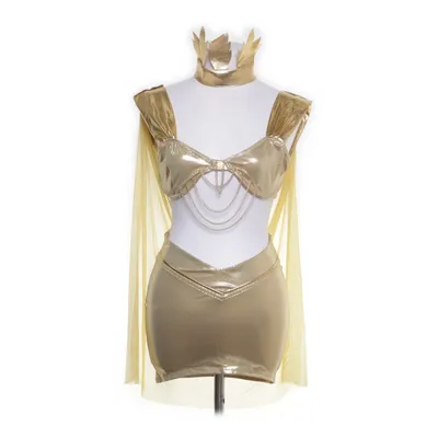 Maskeradkläder (Guldfärgad) från Fashion Nova Polyester, Elastan