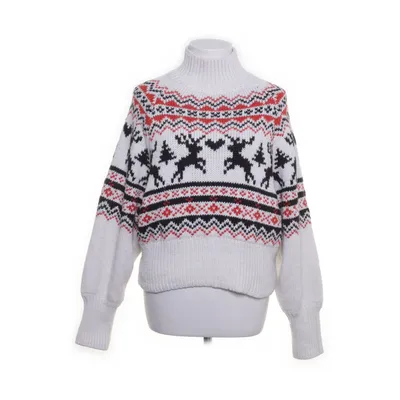 Tröja (Vit, Flerfärgad) från H&M Polyester, Akryl, Ull