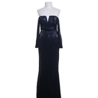 Avondjurk (Blauw) van Miss Ord Polyester, Katoen