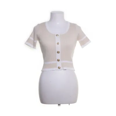 Top (Beige, White) from Anna Dani Polyamide, Viscose