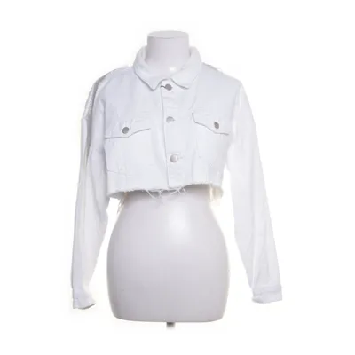 Veste en jean (Blanc) de In the Style Coton