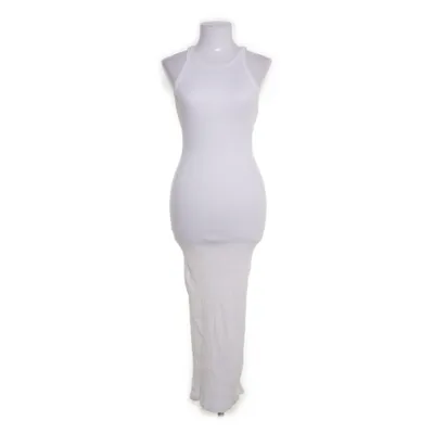 Maxikleid (Weiß) von Bershka Baumwolle, Elasthan