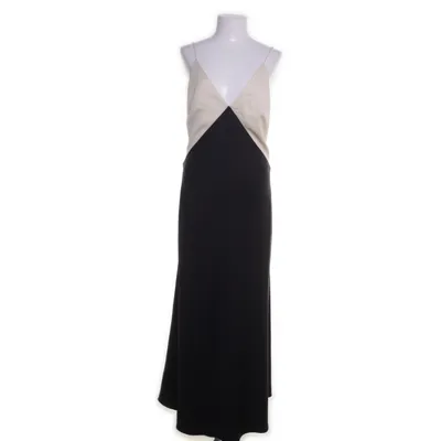 Maxi jurk (Zwart, Geel) van Mango Polyester