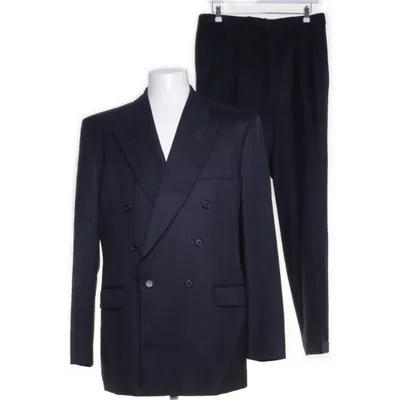 Pak (Blauw, Meerkleurig) van Oscar Jacobson Wol, Viscose
