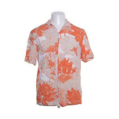 Kortärmad skjorta (Flerfärgad, Orange) från H&M Man Viskos