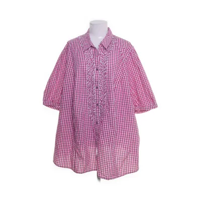 Korte mouwen shirt (Roze, Wit) van Ulla Popken Katoen