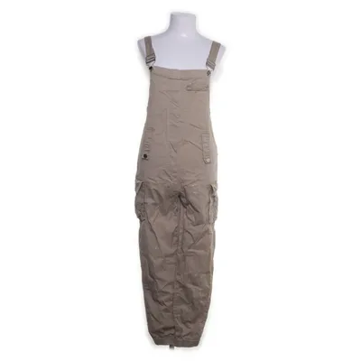 Tuinbroek (Beige) van Daysie Katoen, Elastaan