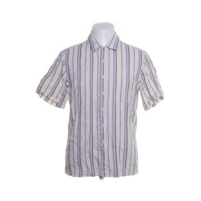 Short sleeve shirt (White, Multicolored) from 04651/ A trip in a bag Cotton, Linen