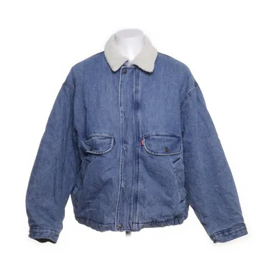 Foret Jeansjakke (RANCHER SHERPA TRUCKER JACKET) fra Levi Strauss & Co Bomuld, Kunstpels