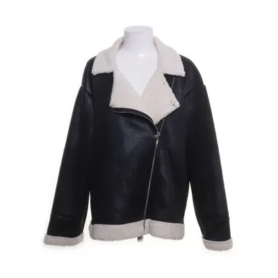 Shearling jas (Zwart) van Most Wanted Polyester