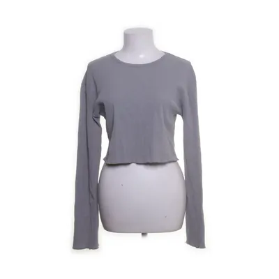 Crop Top (Grau) von Zara Baumwolle, Elasthan