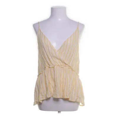 Crop top (Gul, Hvid) fra American Eagle Bomuld, Viscose