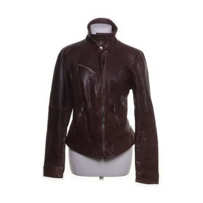 Leather jacket (Brown) from Bershka