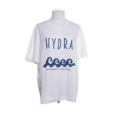 T-shirt (White, Blue) from H&M Cotton
