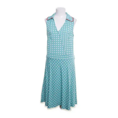 Jurk (Turquoise, Wit) van Zoe Love Born Polyester, Elastaan
