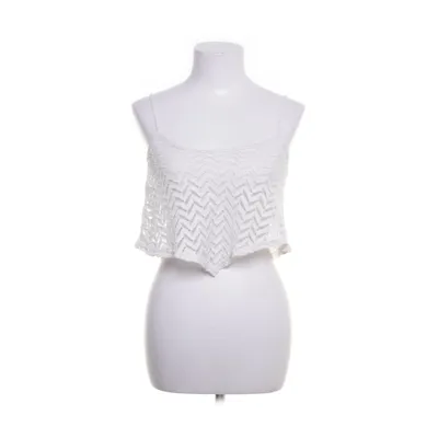 Crop top (Wit) van Bershka
