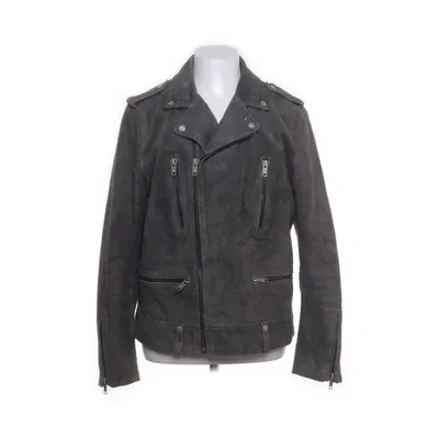 Bikerjack (Grijs) van Divided by H&M Suède, Polyester