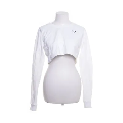Sporttop (Wit) van Gymshark Katoen, Polyester, Elastaan