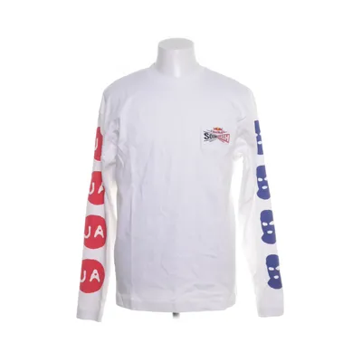 Lange mouwen shirt (Wit, Meerkleurig) Katoen