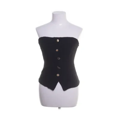 Tube top (Black) from Zara Cotton, Polyester