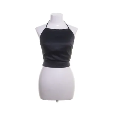 Crop top (Zwart) van Junkyard Polyester