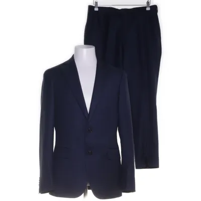Jakkesæt (Blå) fra Suitsupply Cupro, Polyester, Uld, Viscose