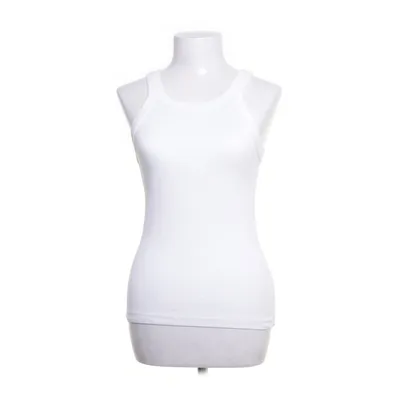 Débardeur (Blanc) de H&M Basic Coton, Élasthane, Viscose