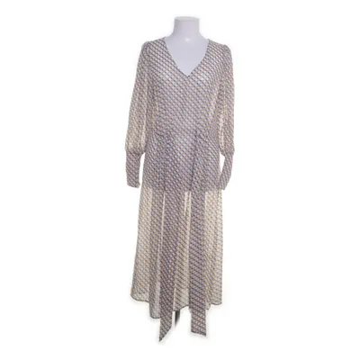 Maxi jurk (Wit, Meerkleurig) van Ichi Polyester