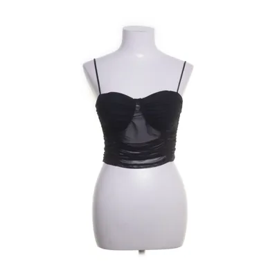 Crop top (Svart) från Vera & Lucy Elastan, Polyester