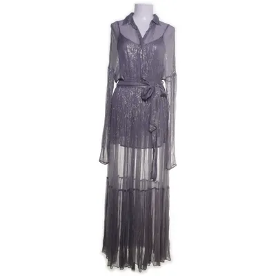 Maxi dress (Gray, Gold) from Sluiz Ibiza Cotton, Viscose