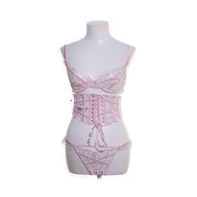 Ondergoed set (Roze) van Lounge Elastaan, Metallvezel, Gerecycled polyester
