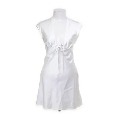Dress (White) from Zara Polyester, Elastane