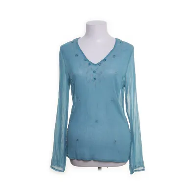 Blouse (Turquoise, Transparent) from Clockhouse Polyester