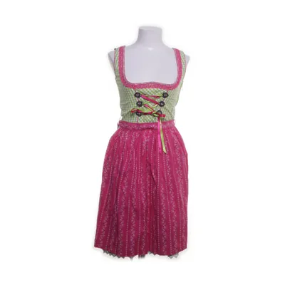 Dirndl (Vit, Flerfärgad) från Marjo Bomull, Polyester
