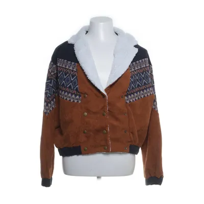 Jakke (Blå, Flerfarvet) fra Zaful Polyester