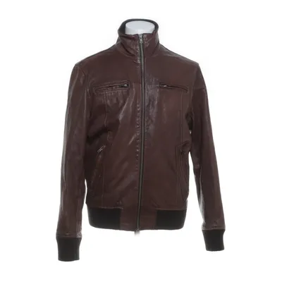 Leren jack (Bruin) van Jack & Jones